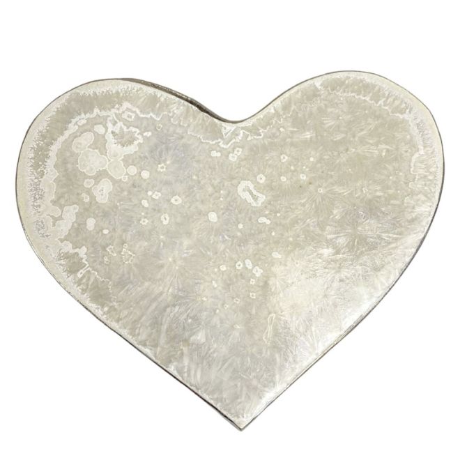 Michael Wainwright Borealis White Small Heart Tray