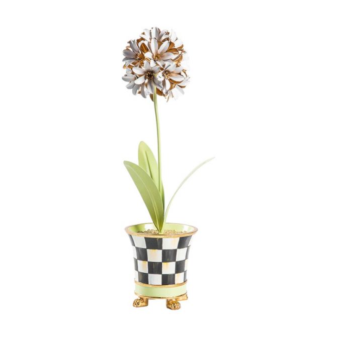 MacKenzie-Childs Botany Potted Flower, Allium