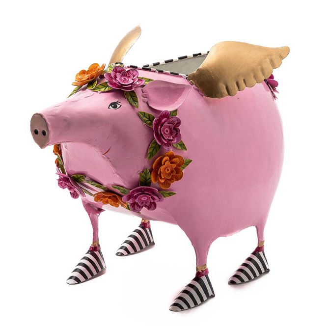 MacKenzie-Childs Patience Brewster Portia Pig Planter