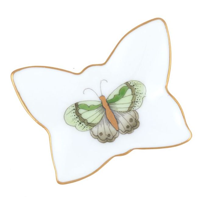 Herend Small Butterfly Tray, Key Lime