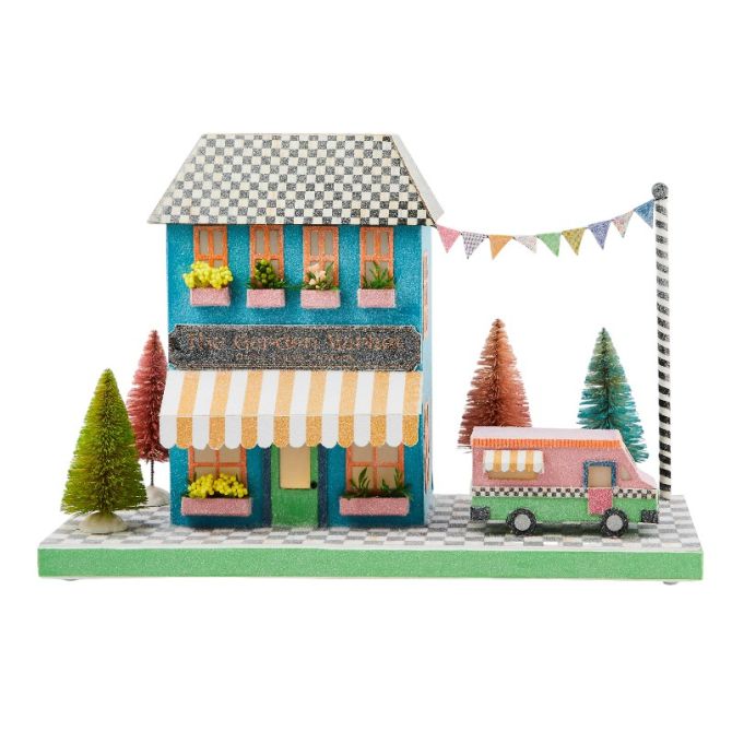 MacKenzie-Childs Calico Paper Illuminated Garden Shop