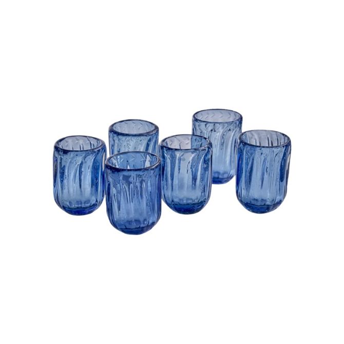 Jan Barboglio Pequenas Acanalada Candleholders, Set of 6