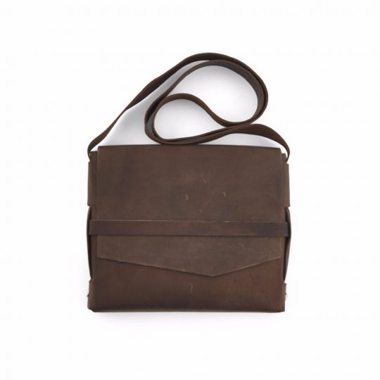 dark brown satchel