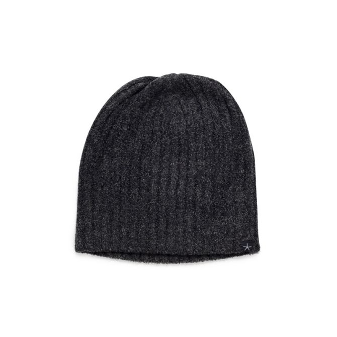 Barefoot Dreams Ribbed Beanie, Black