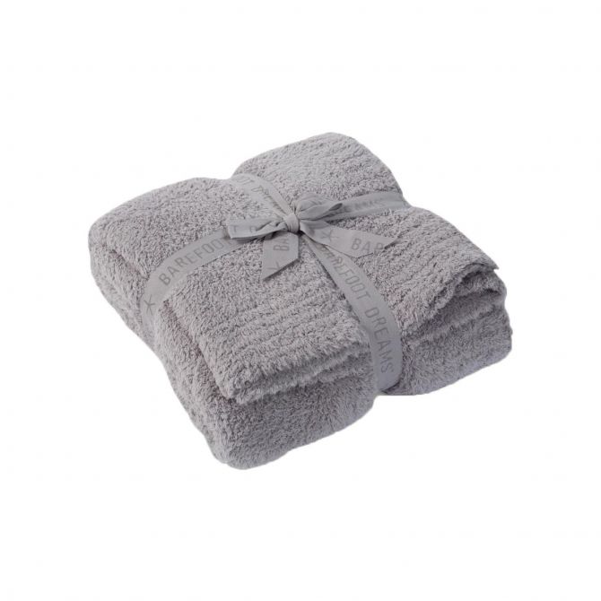 Barefoot Dreams CozyChic Throw, Dove Grey