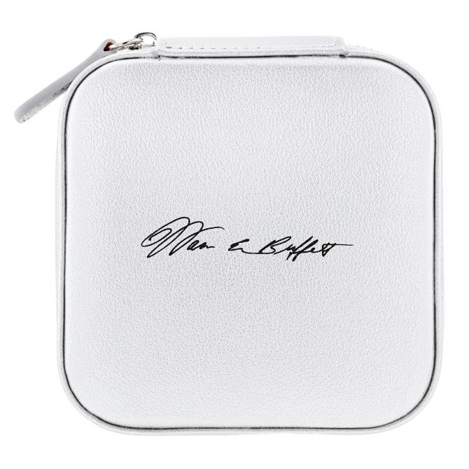 Luna Silver Jewelry Case with Warren Buffett Signature