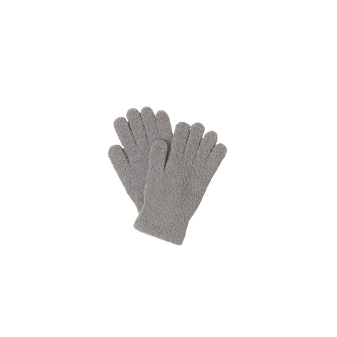 Barefoot Dreams Cozychic S/M Gloves, Pewter