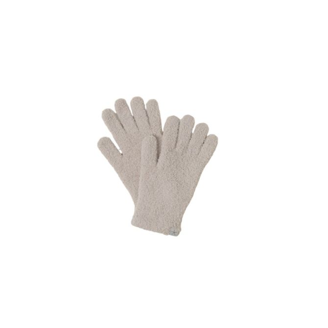 Barefoot Dreams Cozychic S/M Gloves, Stone