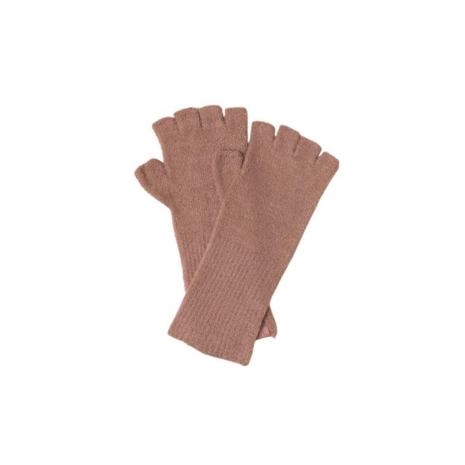 Barefoot Dreams CozyChic Terra Lite Fingerless Gloves, Small/Medium