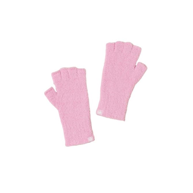 Barefoot Dreams Cozychic Fingerless Gloves, Barbie Pink