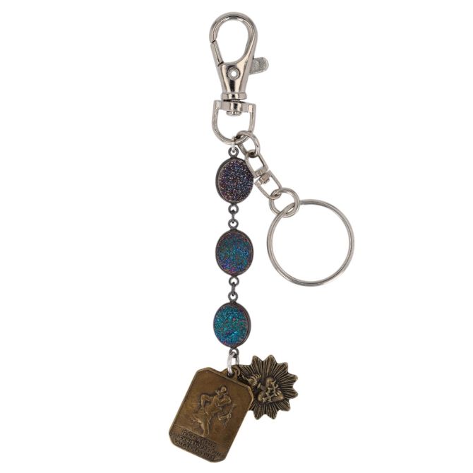 Miracle Icons by Mary Jo Pane Purse Keyring