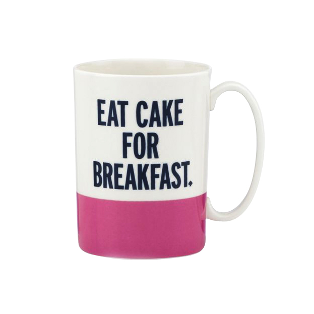 Kate Spade Eat Cake For Breakfast Mug | Borsheims