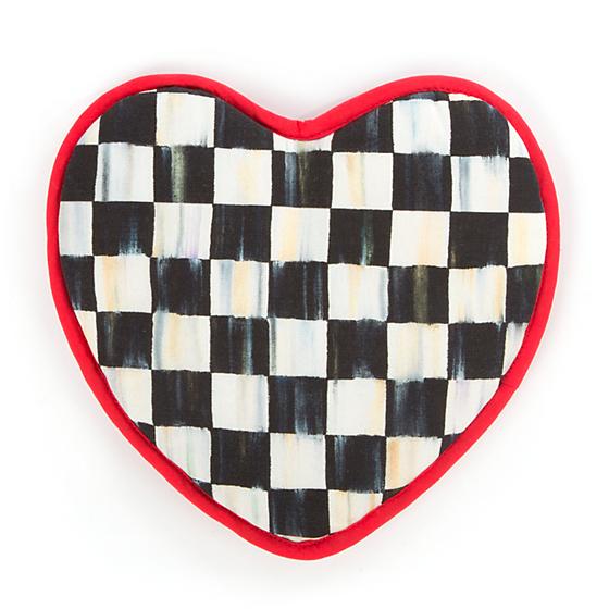 MacKenzie-Childs Courtly Check Heart Pot Holder