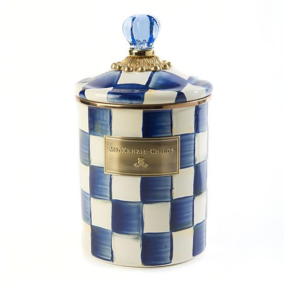 MacKenzie-Childs Royal Check Canister, Medium