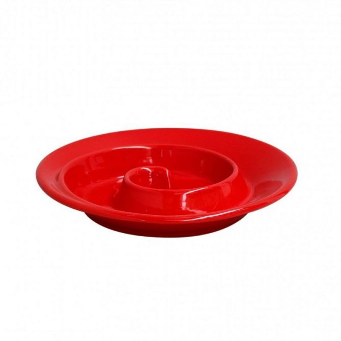 Casafina Spiral Appetizer Dish, Red