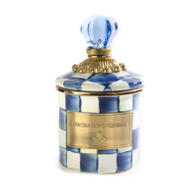 MacKenzie-Childs Royal Check Canister, Mini