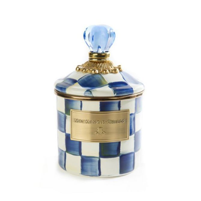 MacKenzie-Childs Royal Check Canister, Demi