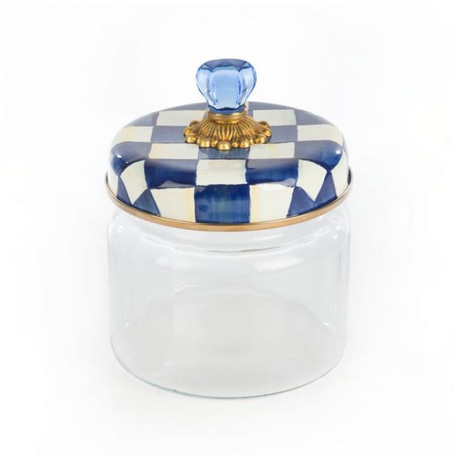 MacKenzie-Childs Royal Check Kitchen Canister, Small