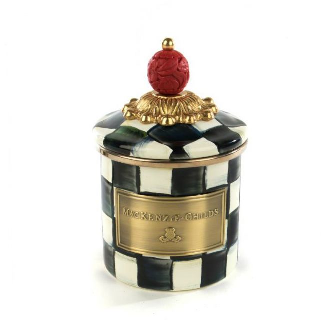 MacKenzie-Childs Courtly Check Canister, Mini