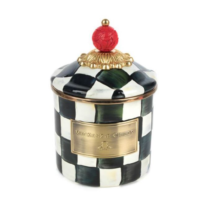 MacKenzie-Childs Courtly Check Canister, Demi