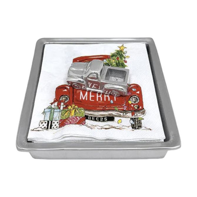 Mariposa Pickup Truck Signature Napkin Box Set