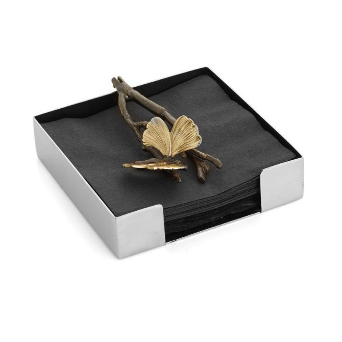 Michael Aram Butterfly Ginkgo Cocktail Napkin Holder