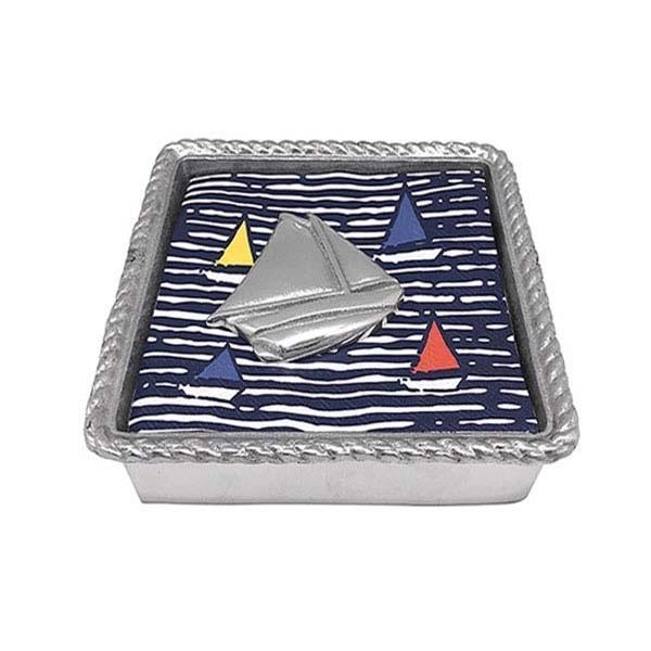 Mariposa Sailboat Rope Napkin Box