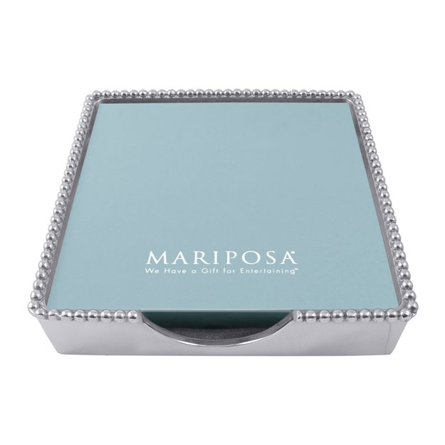 Mariposa Beaded Napkin Box