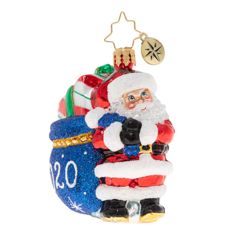 Christopher Radko Santa's 2020 Delivery Gem Ornament | Borsheims