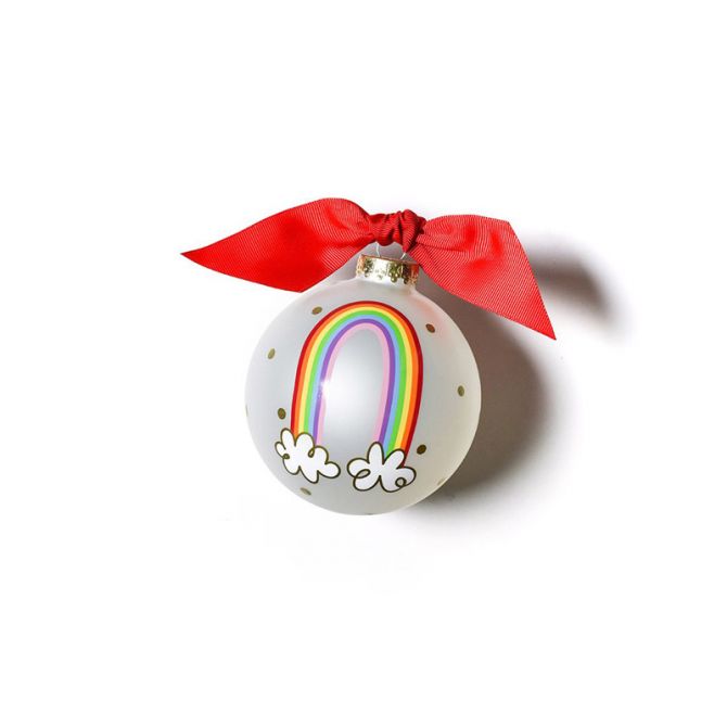 Coton Colors Rainbow of Hope Glass Ornament