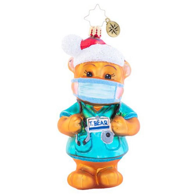 Christopher Radko Dr. Ted E. Bear Ornament