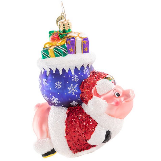 Christopher Radko When Pigs Fly Ornament