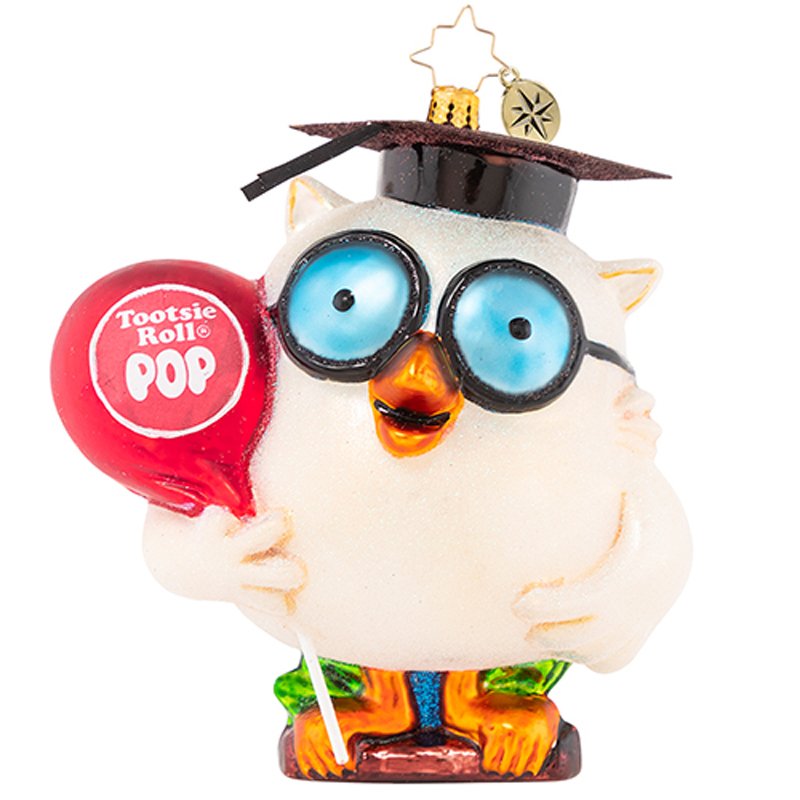 Christopher Radko The Tootsie Pop Test Glass Christmas Ornament offers BRAND NEW