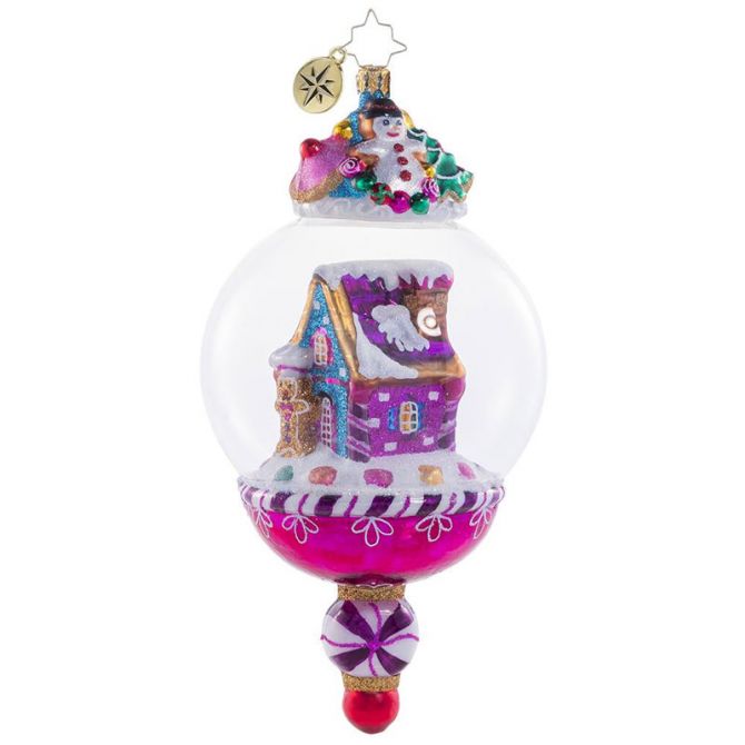 Christopher Radko Candy House World Ornament