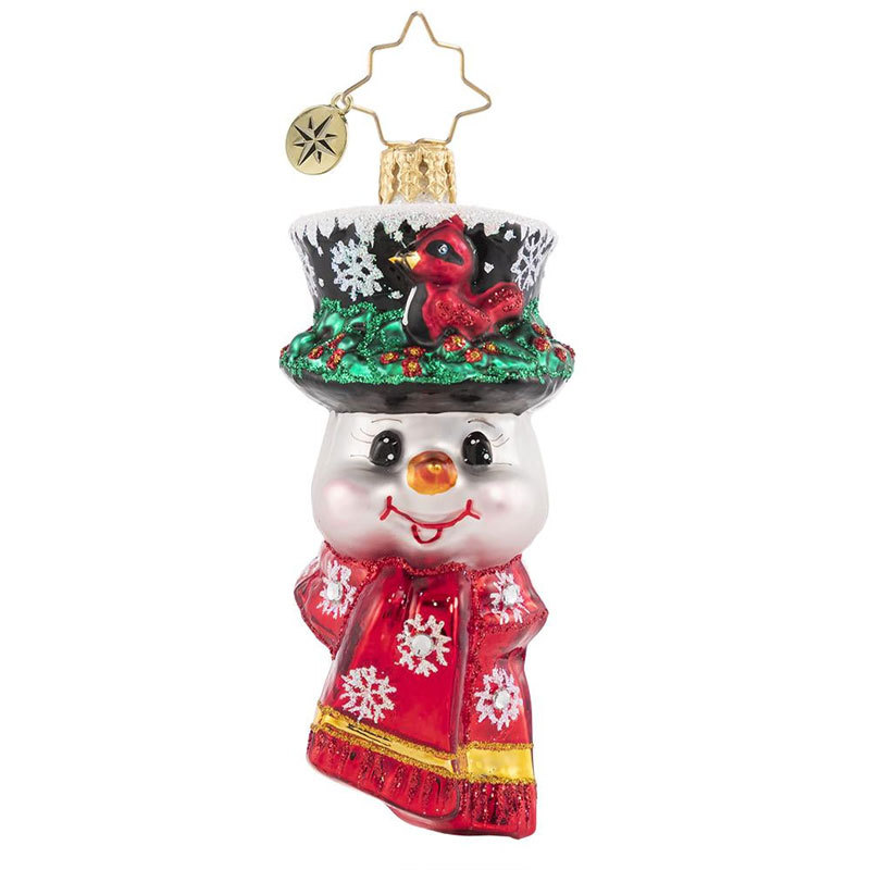 Christopher Radko A Snowman Worth Flocking To Gem Ornament | 1020672 ...