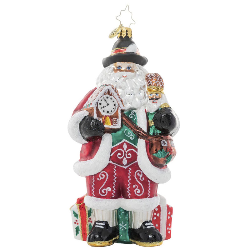 Christopher Radko Wilkommen Santa Ornament | 1021018 | Borsheims