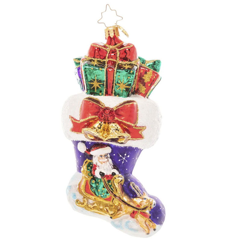 Christopher Radko Night Before Christmas Stocking Ornament | 1021122 ...