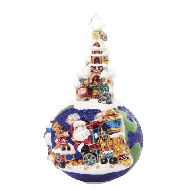 Christopher Radko Worldwide Train Ride Ornament