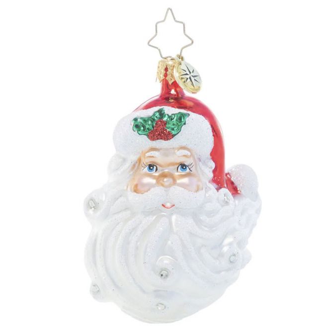 Christopher Radko Jolly With A Dash Of Holly Gem Ornament