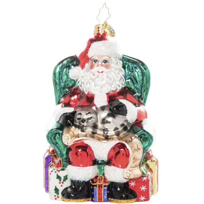 Christopher Radko Purr-Fectly Relaxed Ornament