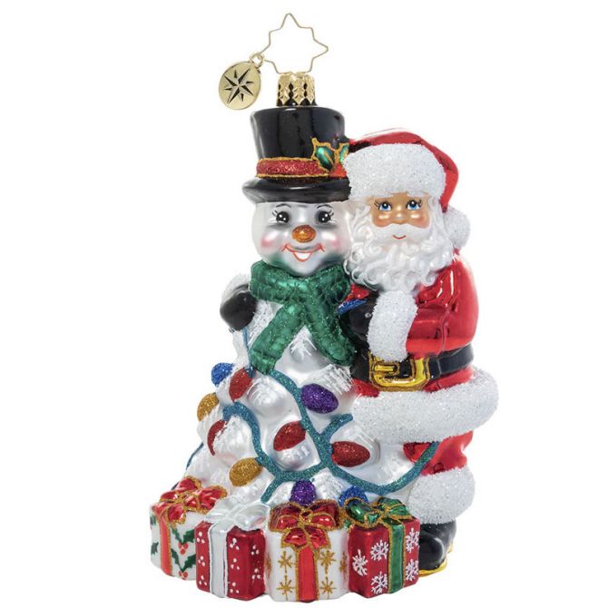 Christopher Radko A Frosty Duo Ornament