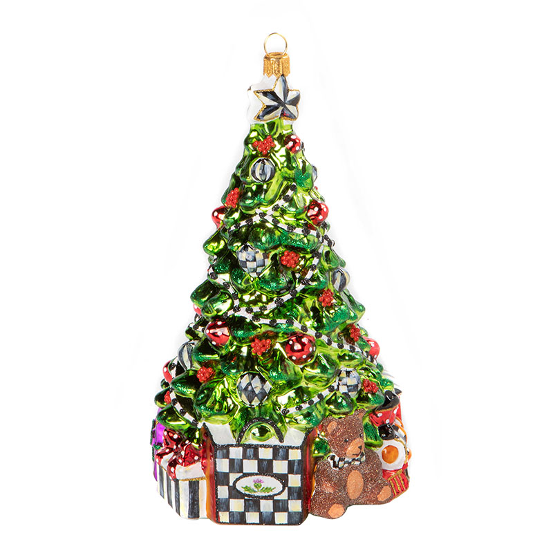 MacKenzie-Childs Glass Ornament, Nostalgia Christmas Tree | 53913-2156 ...