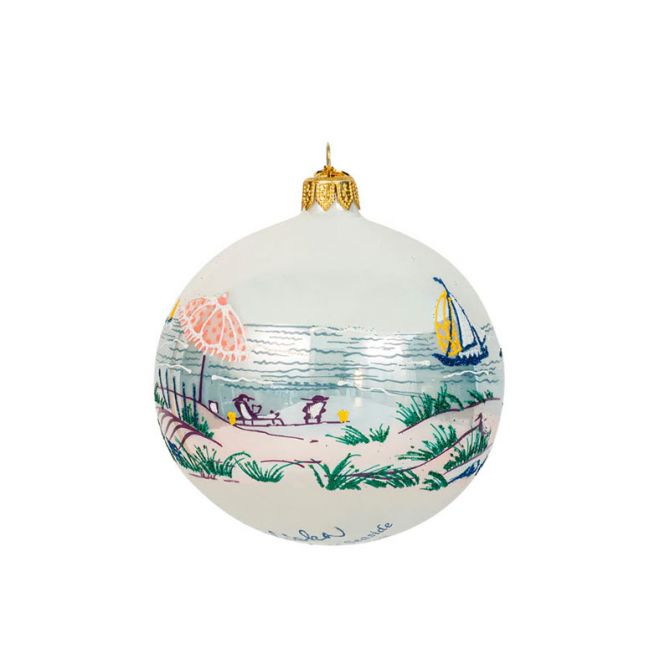 Juliska Country Estate Limited Edition Glass Ornament, Seaside