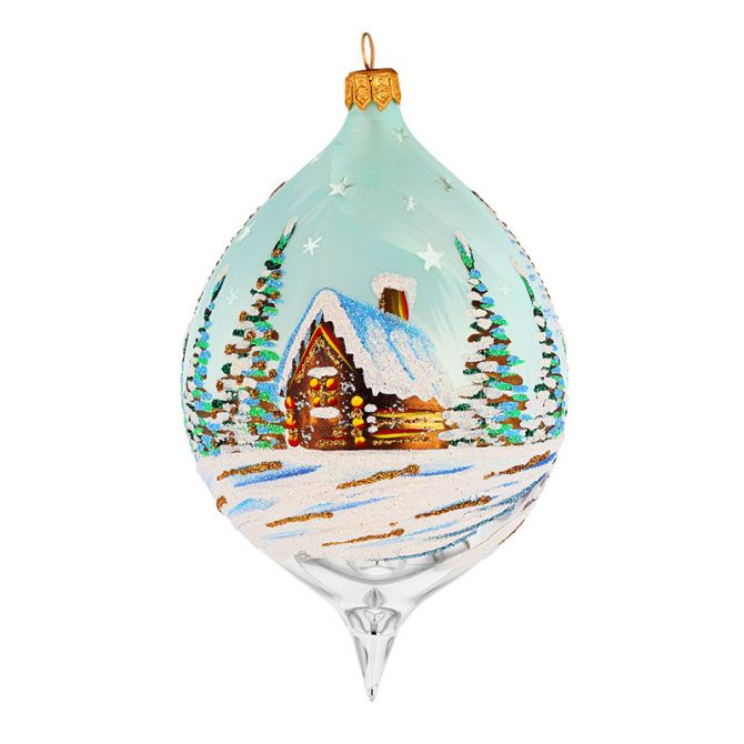 Heartfully Yours Berkshire Eve Cabin Ornament