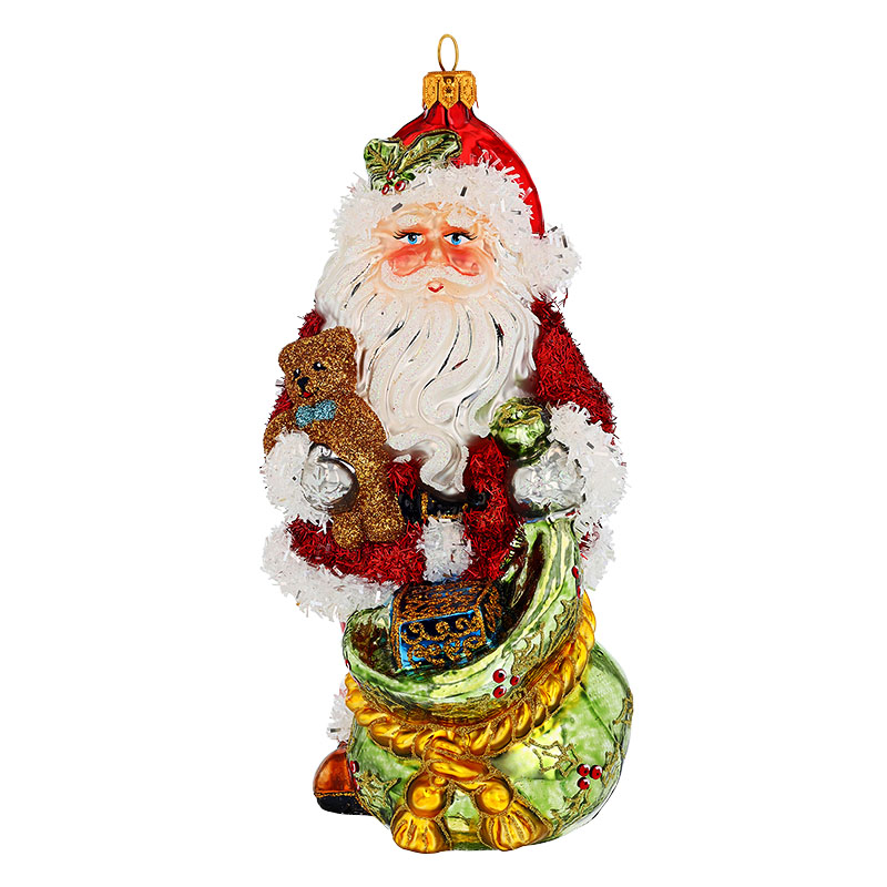 Heartfully Yours Santa with Gifts Ornament | 1207 | Borsheims