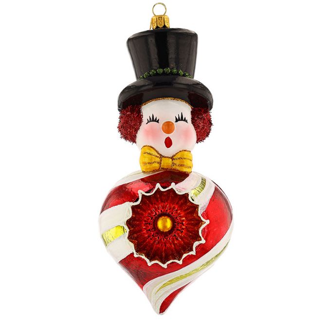 Heartfully Yours Peppermint Pals Snowman Ornament