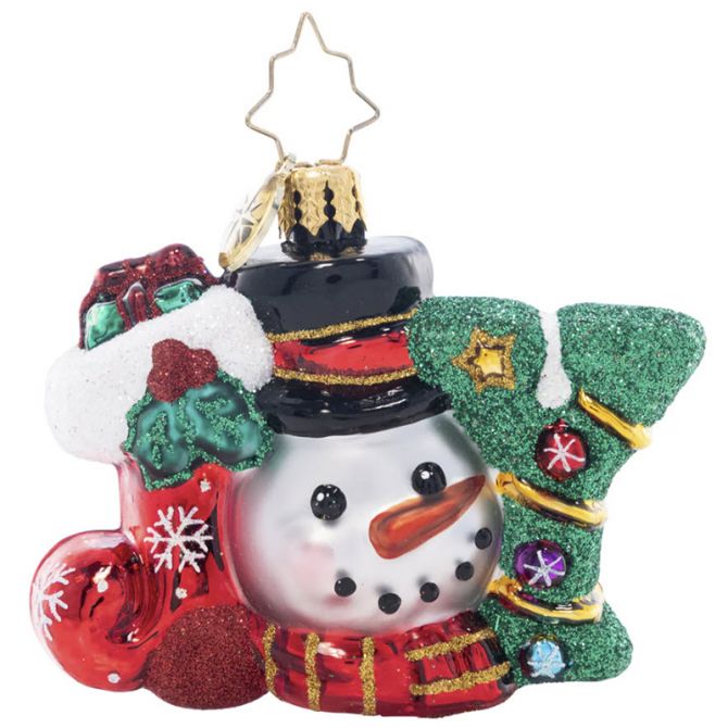 Christopher Radko A Joyful Holiday Gem Ornament