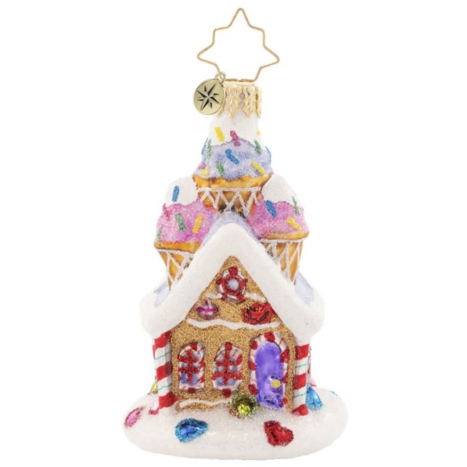 Christopher Radko Sprinkled Sundae Chalet Gem Ornament