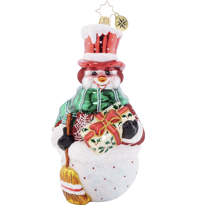 Christopher Radko Christmas Joy Snowman Ornament | 1021489 | Borsheims