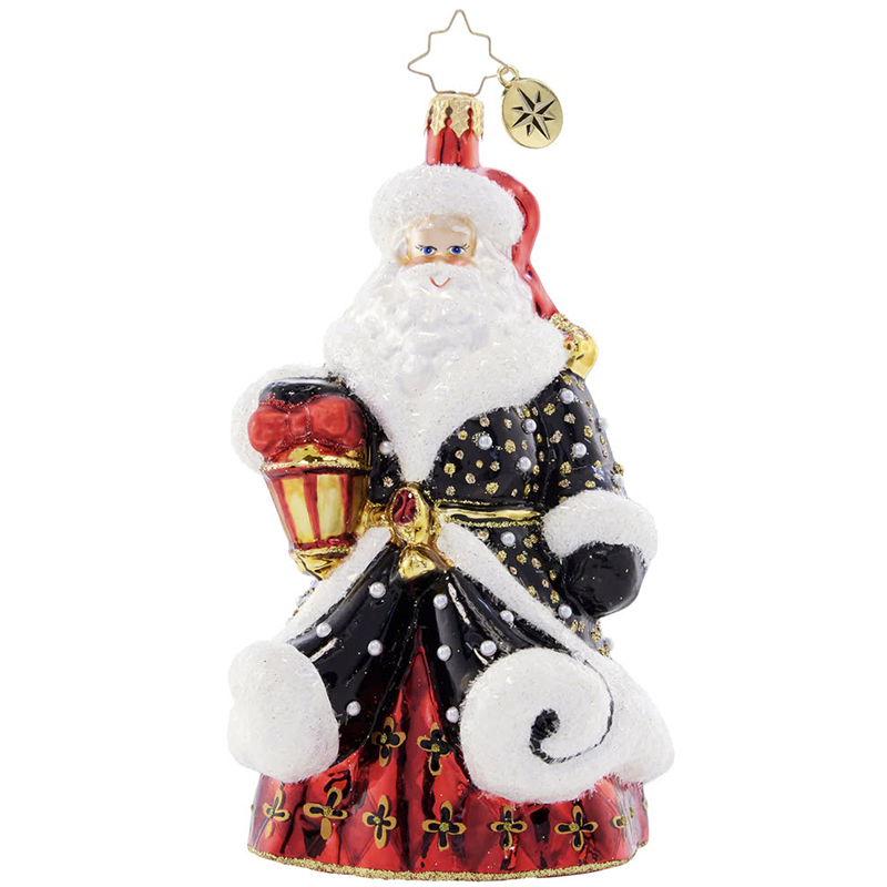 Christopher Radko Golden Glow Santa Ornament | 1021629 | Borsheims